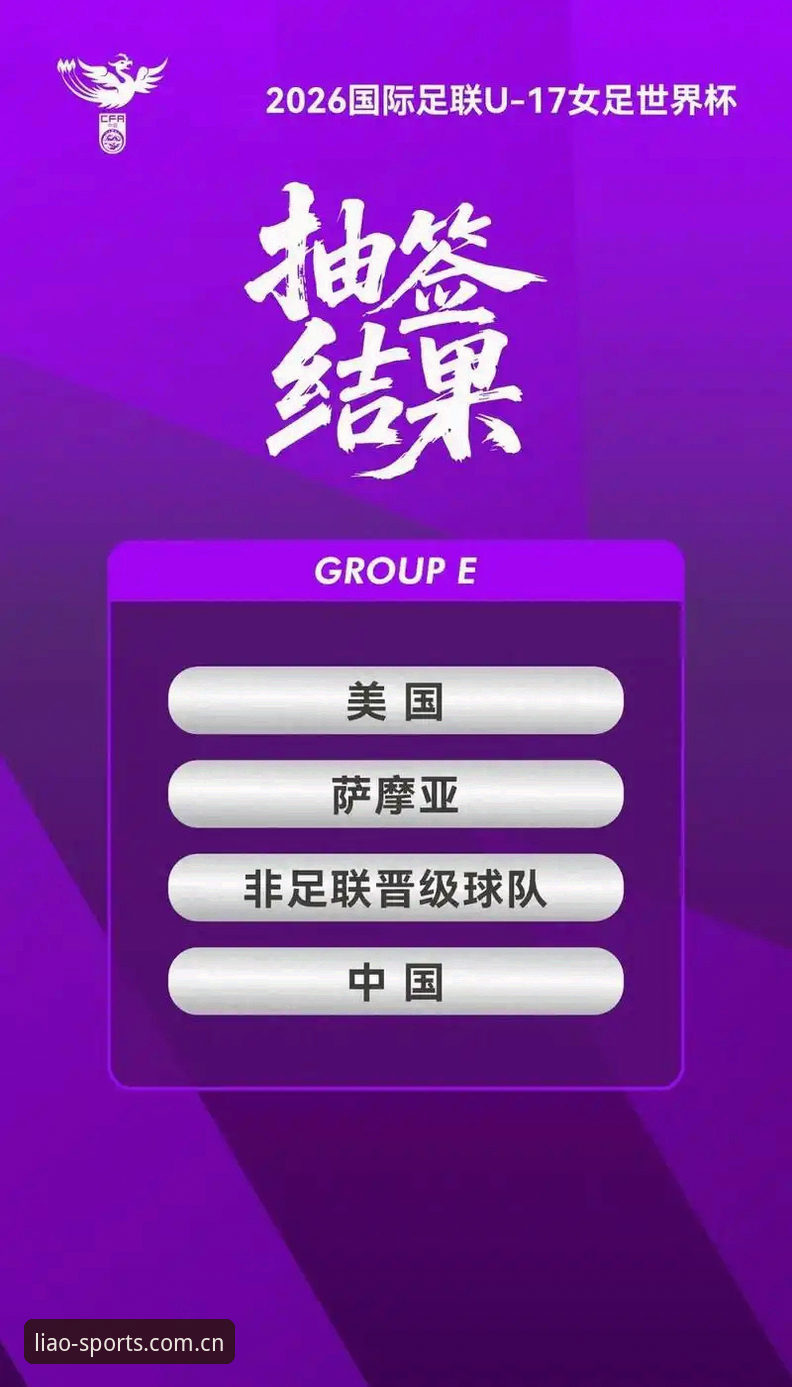 U17世界杯抽签结果揭晓：中国男女足命运背后的真相